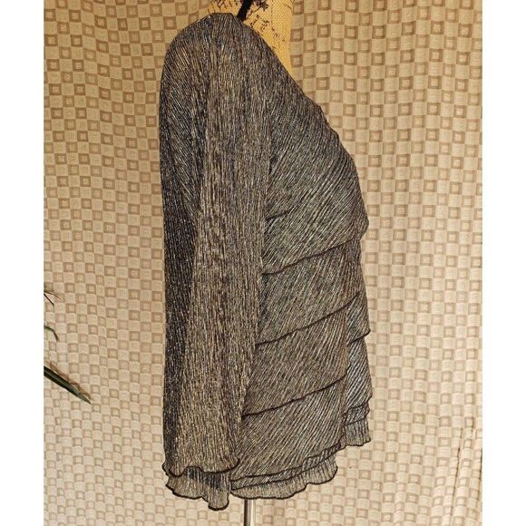 Women's Long Sleeve Ruffle Layer Dressy Blouse Small NWOT - Picture 6 of 6